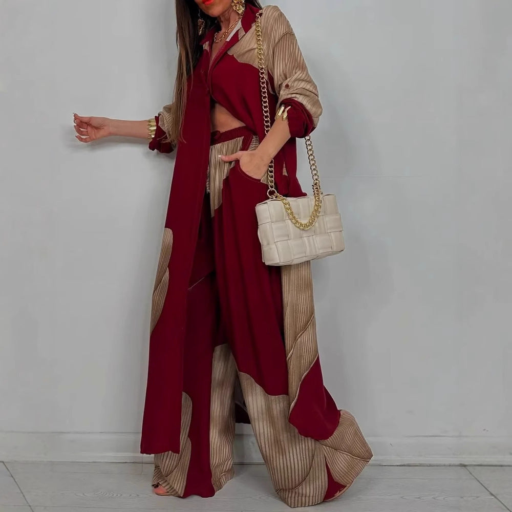 Ensemble Patchwork Femme – Chic & Décontracté