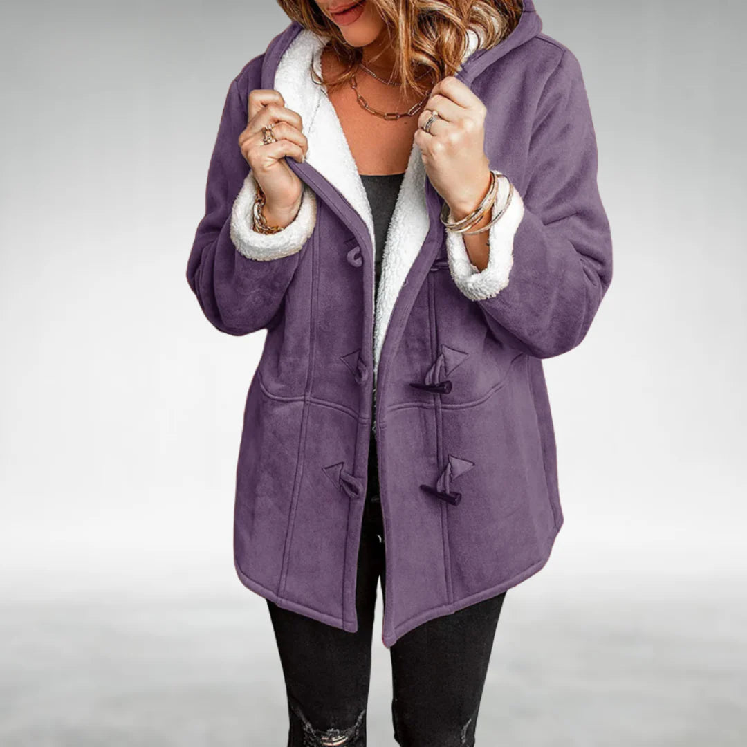 Manteau mi-long femme coupe-vent