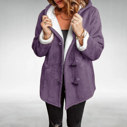 Manteau mi-long femme coupe-vent