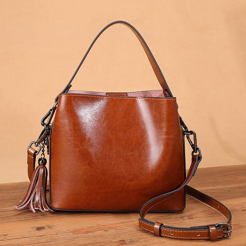 Petit Sac Bandoulière Femme Cuir Marron