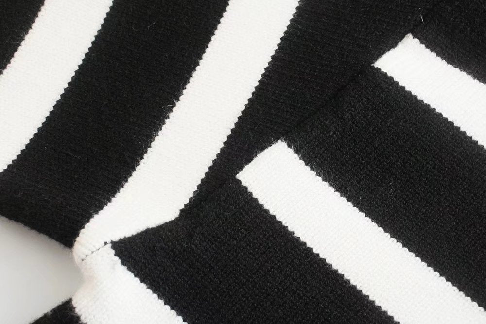 Pull femme rayé décontracté