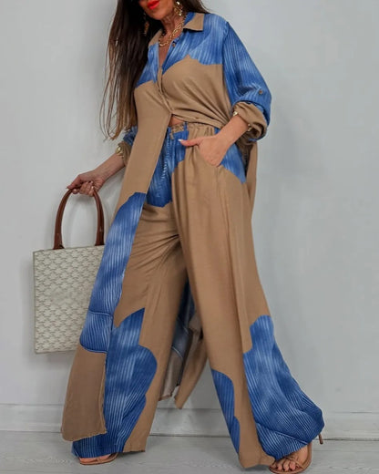 Ensemble Patchwork Femme – Chic & Décontracté