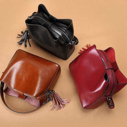 Petit Sac Bandoulière Femme Cuir Marron