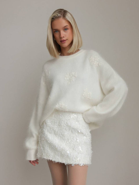 Pull Fleuri Douillet