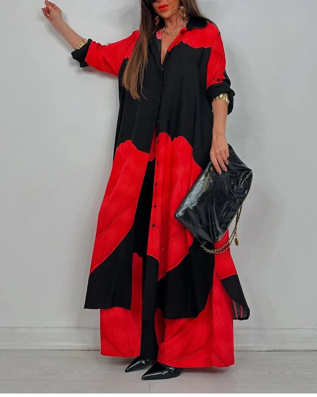 Ensemble Patchwork Femme – Chic & Décontracté