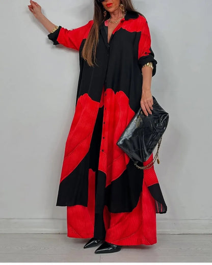 Ensemble Patchwork Femme – Chic & Décontracté