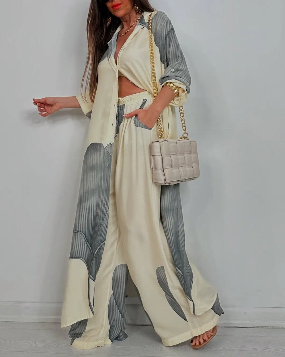 Ensemble Patchwork Femme – Chic & Décontracté