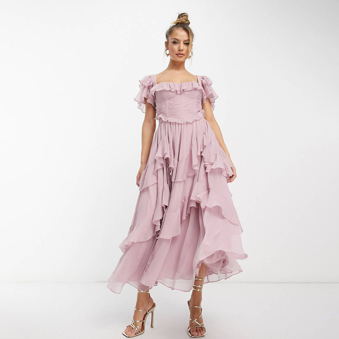 Robe dos nu chic, longue et légère