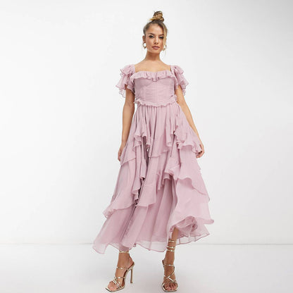 Robe dos nu chic, longue et légère