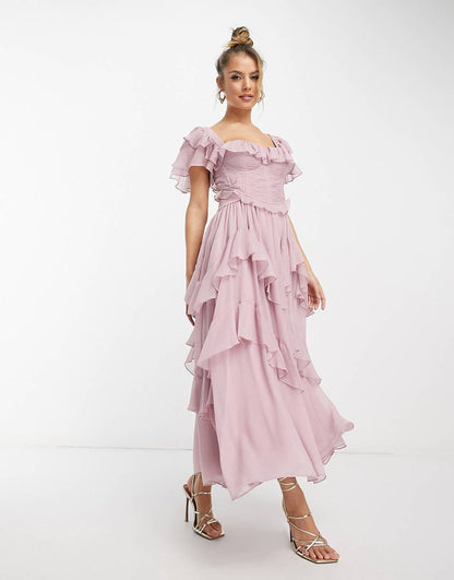 Robe dos nu chic, longue et légère