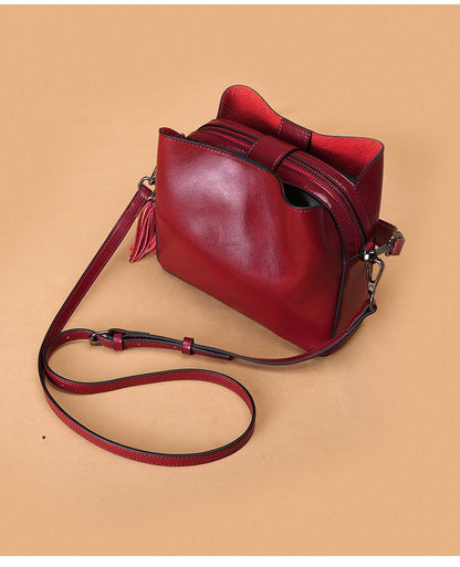 Petit Sac Bandoulière Femme Cuir Marron