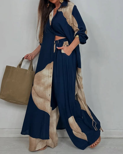 Ensemble Patchwork Femme – Chic & Décontracté