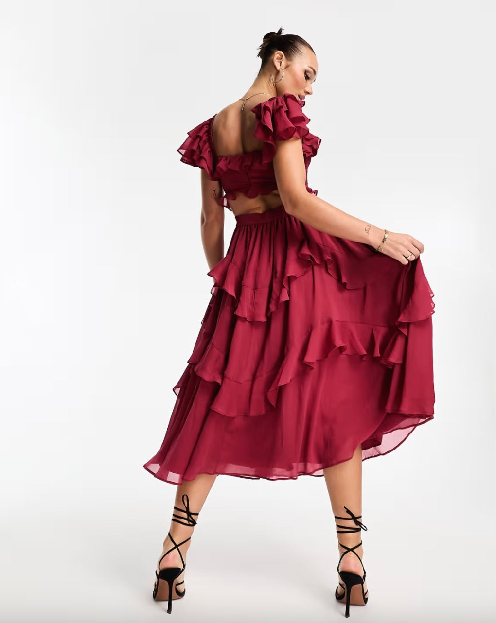 Robe dos nu chic, longue et légère
