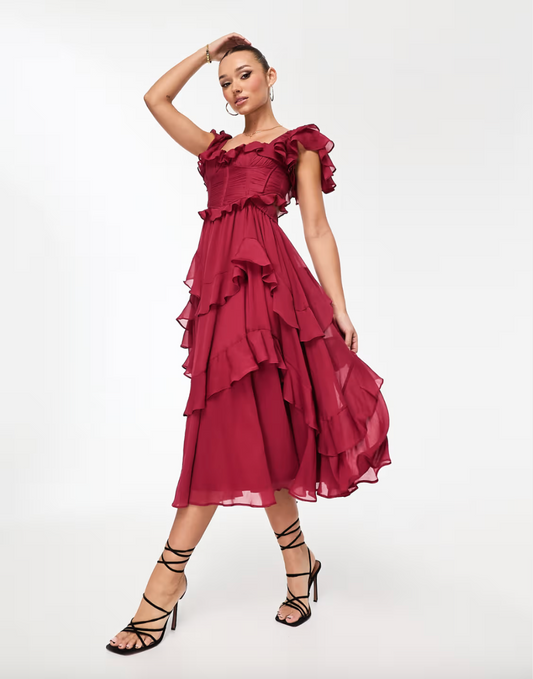 Robe dos nu chic, longue et légère
