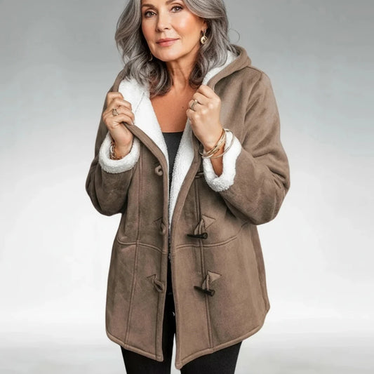 Manteau mi-long femme coupe-vent