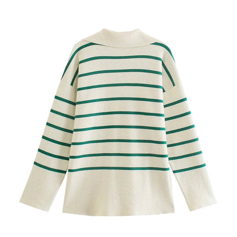 Pull marinière femme