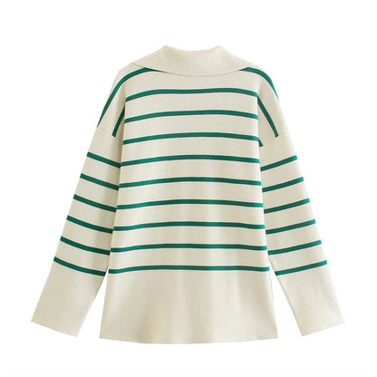 Pull marinière femme