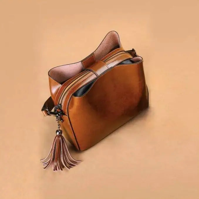 Petit Sac Bandoulière Femme Cuir Marron