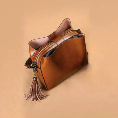 Petit Sac Bandoulière Femme Cuir Marron